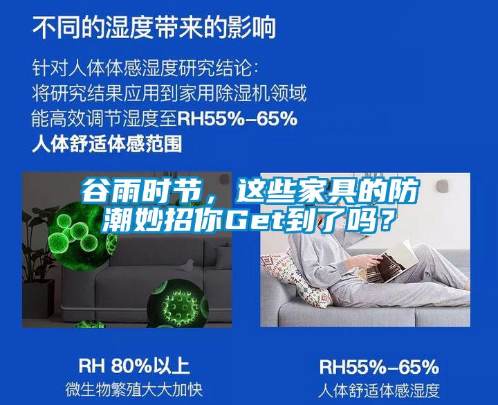谷雨時(shí)節，這些家具的防潮妙招你Get到了嗎？