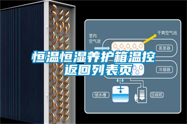 恒溫恒濕養護箱溫控 返回列表頁(yè)