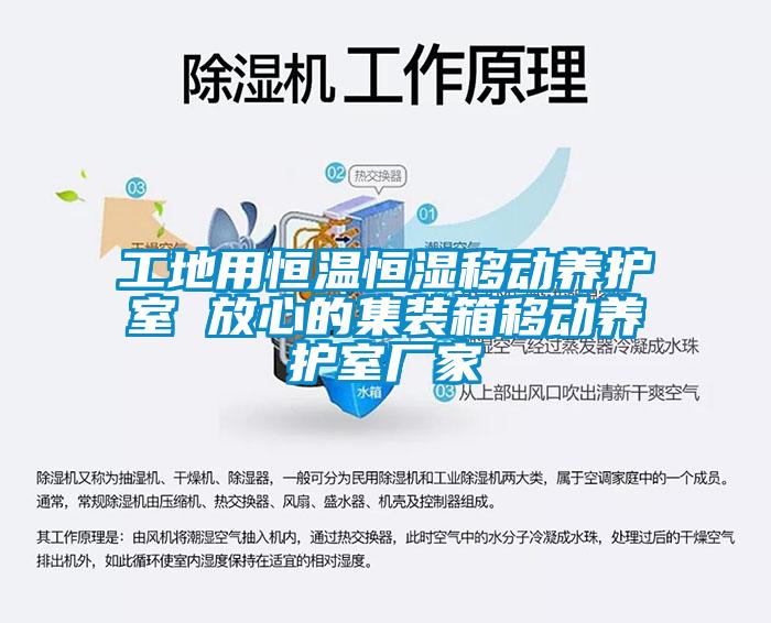 工地用恒溫恒濕移動(dòng)養護室 放心的集裝箱移動(dòng)養護室廠(chǎng)家