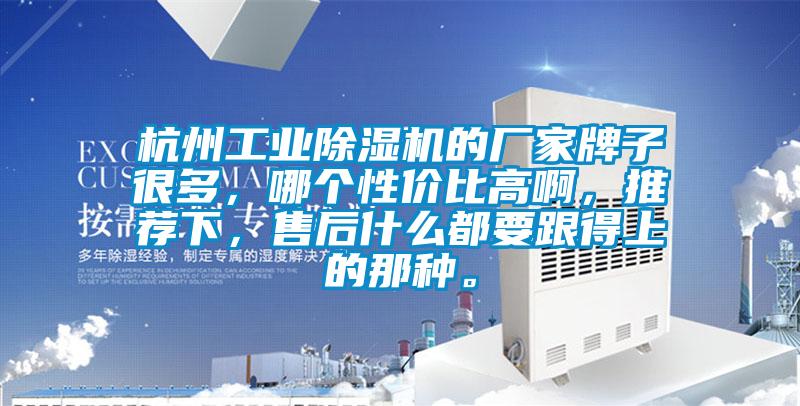 杭州工業(yè)除濕機的廠(chǎng)家牌子很多，哪個(gè)性?xún)r(jià)比高啊，推薦下，售后什么都要跟得上的那種。