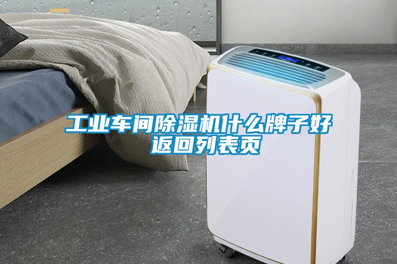 工業(yè)車(chē)間除濕機什么牌子好 返回列表頁(yè)