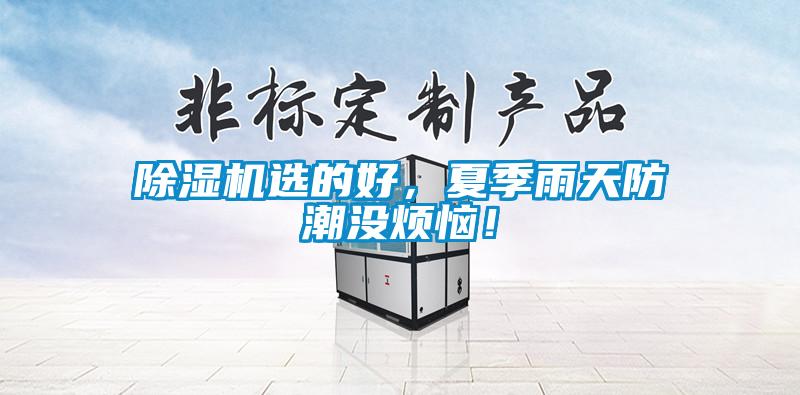 除濕機選的好，夏季雨天防潮沒(méi)煩惱！