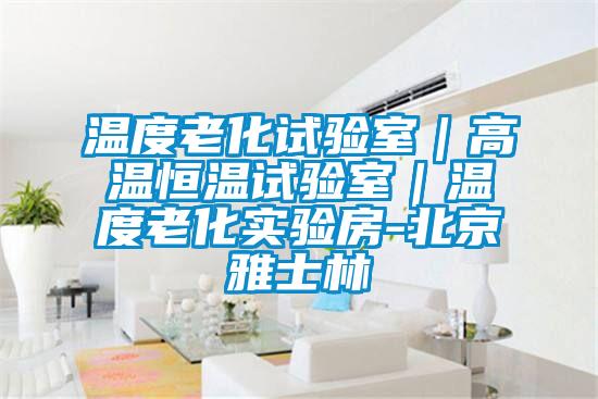 溫度老化試驗室｜高溫恒溫試驗室｜溫度老化實(shí)驗房-北京雅士林
