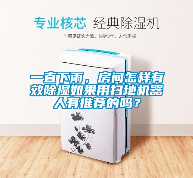 一直下雨，房間怎樣有效除濕如果用掃地機器人有推薦的嗎？
