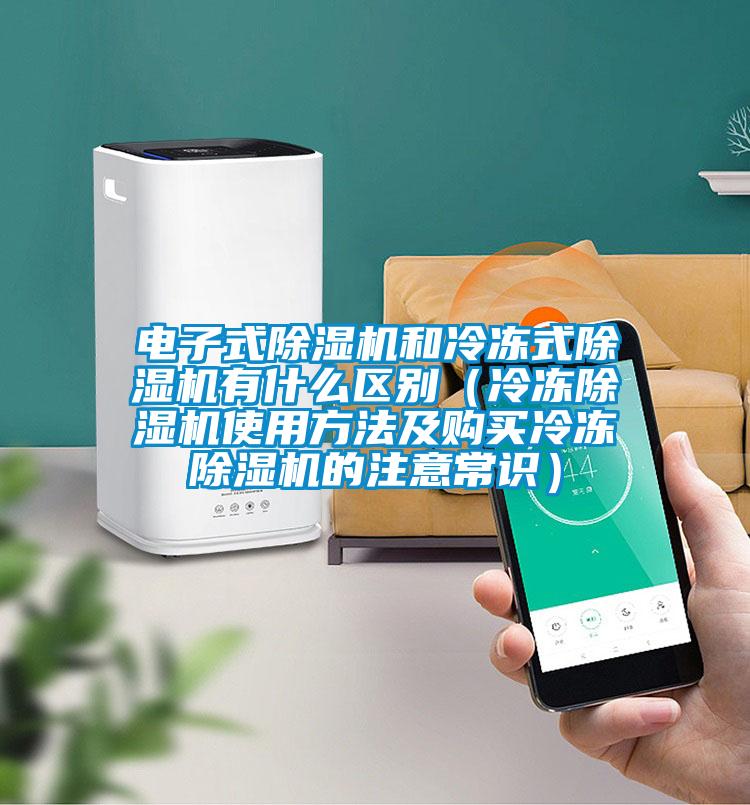 電子式除濕機和冷凍式除濕機有什么區別（冷凍除濕機使用方法及購買(mǎi)冷凍除濕機的注意常識）