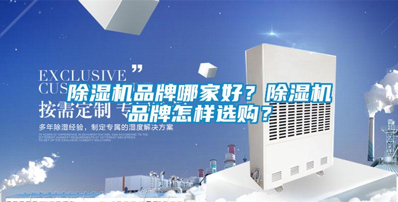 除濕機品牌哪家好？除濕機品牌怎樣選購？