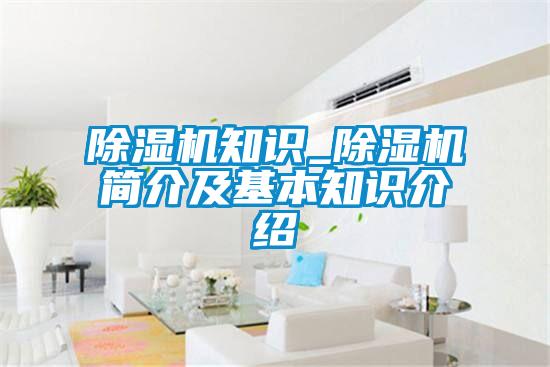 除濕機知識_除濕機簡(jiǎn)介及基本知識介紹