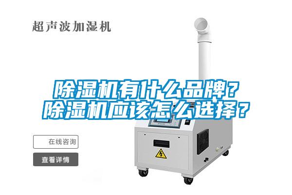 除濕機有什么品牌？除濕機應該怎么選擇？
