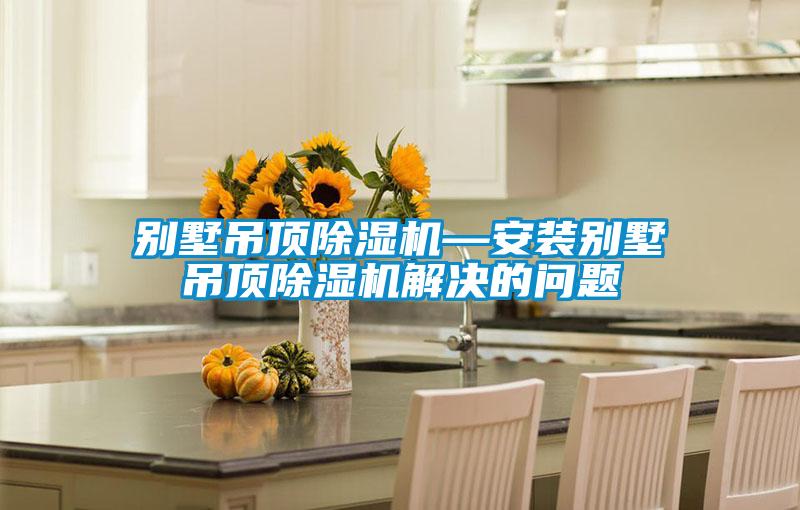 別墅吊頂除濕機—安裝別墅吊頂除濕機解決的問(wèn)題