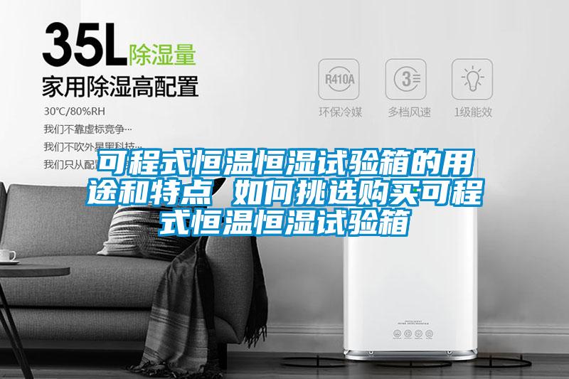 可程式恒溫恒濕試驗箱的用途和特點(diǎn) 如何挑選購買(mǎi)可程式恒溫恒濕試驗箱