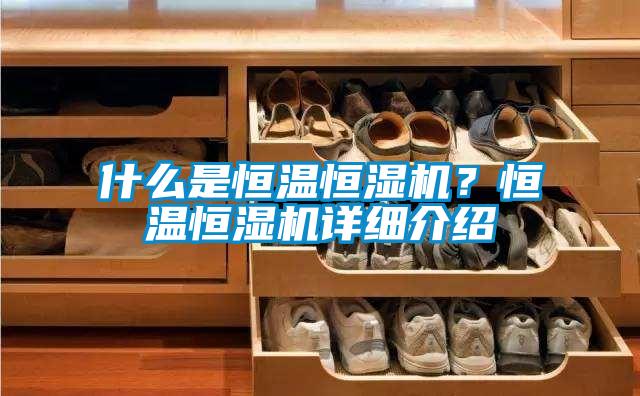 什么是恒溫恒濕機？恒溫恒濕機詳細介紹