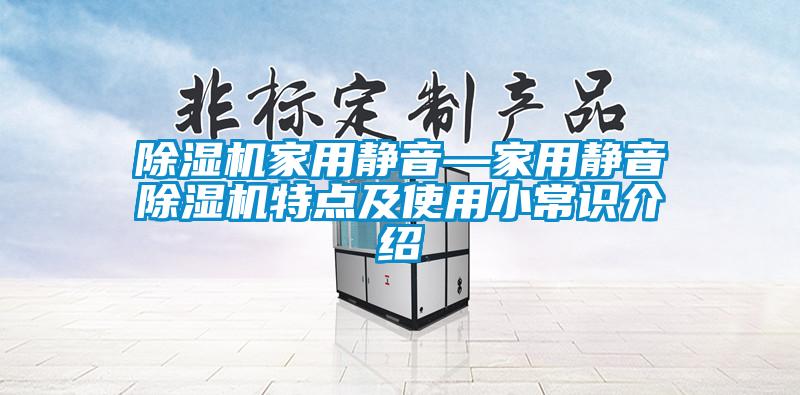 除濕機家用靜音—家用靜音除濕機特點(diǎn)及使用小常識介紹