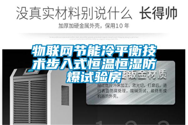 物聯(lián)網(wǎng)節能冷平衡技術(shù)步入式恒溫恒濕防爆試驗房