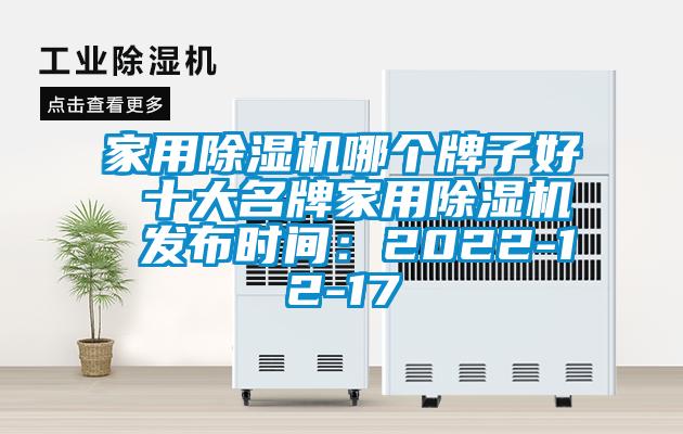 家用除濕機哪個(gè)牌子好 十大名牌家用除濕機 發(fā)布時(shí)間：2022-12-17
