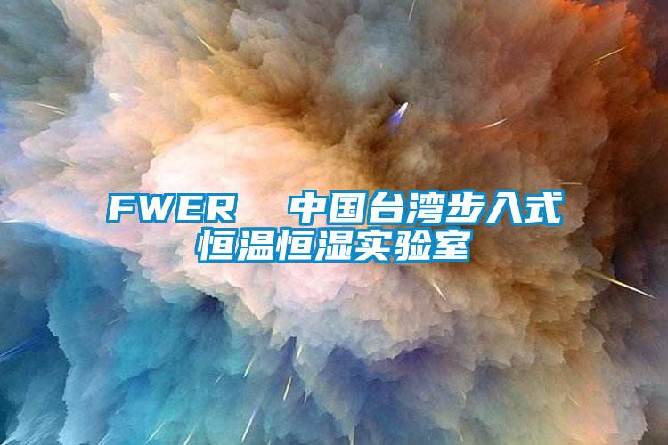 FWER  中國臺灣步入式恒溫恒濕實(shí)驗室