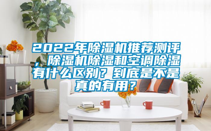2022年除濕機推薦測評，除濕機除濕和空調除濕有什么區別？到底是不是真的有用？