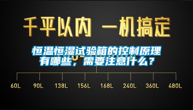 恒溫恒濕試驗箱的控制原理有哪些，需要注意什么？