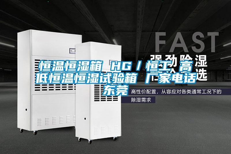 恒溫恒濕箱 HG／恒工 高低恒溫恒濕試驗箱 廠(chǎng)家電話(huà)東莞