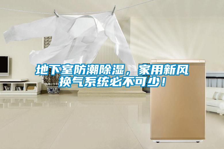 地下室防潮除濕，家用新風(fēng)換氣系統必不可少！