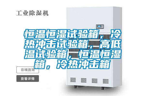 恒溫恒濕試驗箱，冷熱沖擊試驗箱，高低溫試驗箱，恒溫恒濕箱，冷熱沖擊箱
