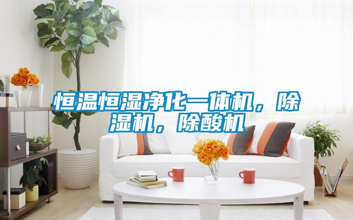 恒溫恒濕凈化一體機，除濕機，除酸機