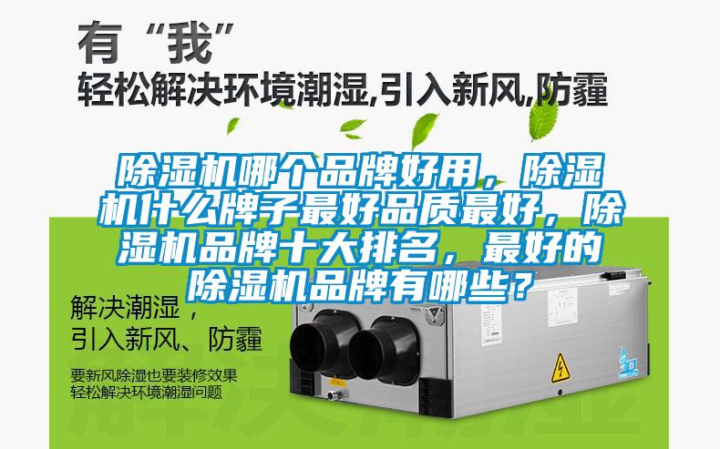 除濕機哪個(gè)品牌好用，除濕機什么牌子最好品質(zhì)最好，除濕機品牌十大排名，最好的除濕機品牌有哪些？