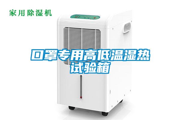 口罩專(zhuān)用高低溫濕熱試驗箱