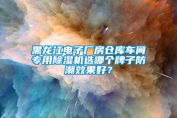 黑龍江電子廠(chǎng)房倉庫車(chē)間專(zhuān)用除濕機選哪個(gè)牌子防潮效果好？