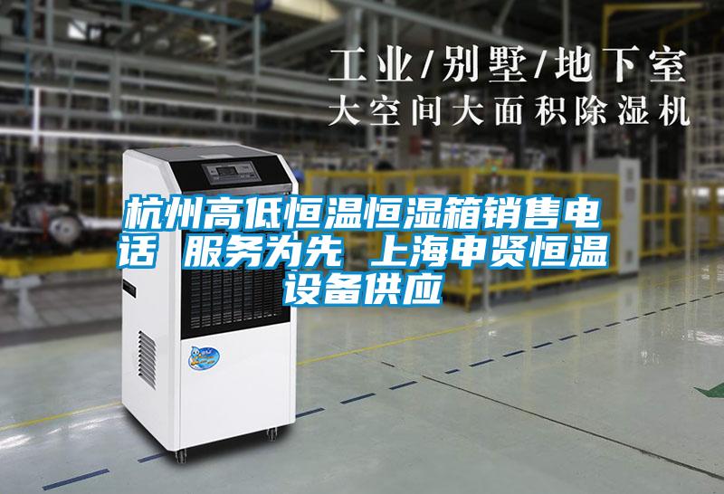 杭州高低恒溫恒濕箱銷(xiāo)售電話(huà) 服務(wù)為先 上海申賢恒溫設備供應