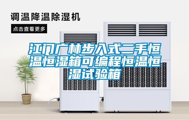 江門(mén)廣林步入式二手恒溫恒濕箱可編程恒溫恒濕試驗箱
