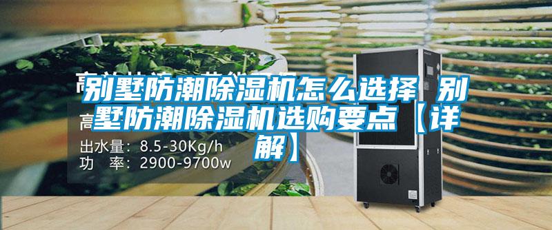 別墅防潮除濕機怎么選擇 別墅防潮除濕機選購要點(diǎn)【詳解】