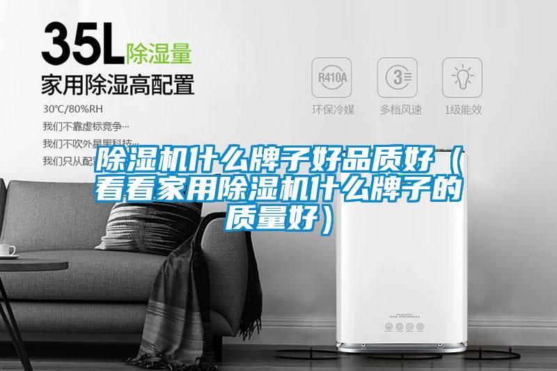 除濕機什么牌子好品質(zhì)好（看看家用除濕機什么牌子的質(zhì)量好）