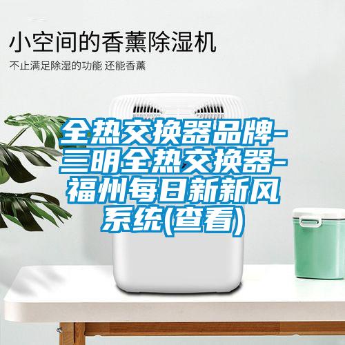 全熱交換器品牌-三明全熱交換器-福州每日新新風(fēng)系統(查看)