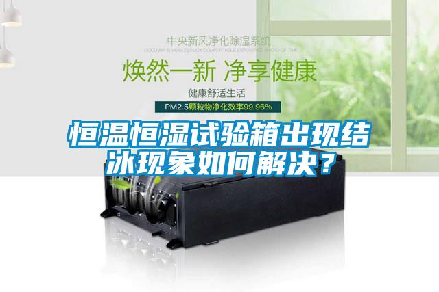 恒溫恒濕試驗箱出現結冰現象如何解決？
