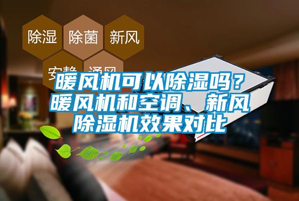 暖風(fēng)機可以除濕嗎？暖風(fēng)機和空調、新風(fēng)除濕機效果對比