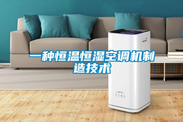 一種恒溫恒濕空調機制造技術(shù)