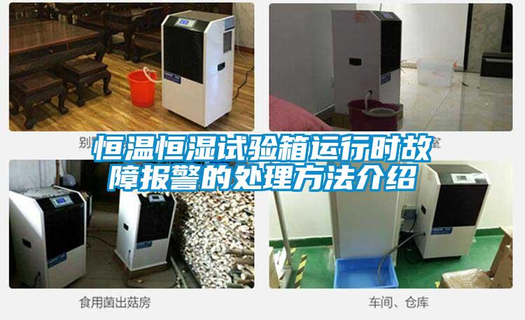 恒溫恒濕試驗箱運行時(shí)故障報警的處理方法介紹