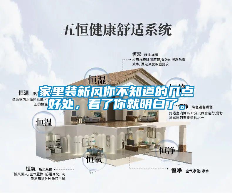家里裝新風(fēng)你不知道的幾點(diǎn)好處，看了你就明白了。