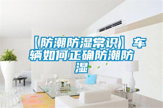 【防潮防濕常識】車(chē)輛如何正確防潮防濕