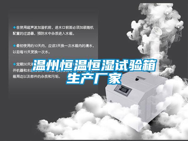 溫州恒溫恒濕試驗箱生產(chǎn)廠(chǎng)家