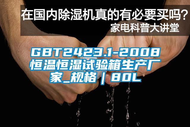 GBT2423.1-2008恒溫恒濕試驗箱生產(chǎn)廠(chǎng)家_規格｜80L