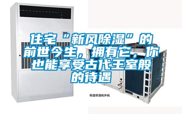 住宅“新風(fēng)除濕”的前世今生，擁有它，你也能享受古代王室般的待遇