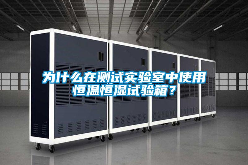 為什么在測試實(shí)驗室中使用恒溫恒濕試驗箱？