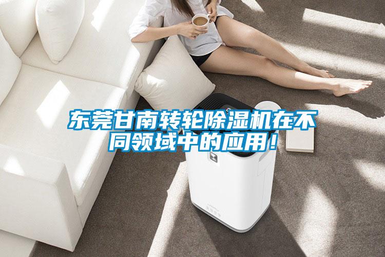 東莞甘南轉輪除濕機在不同領(lǐng)域中的應用！