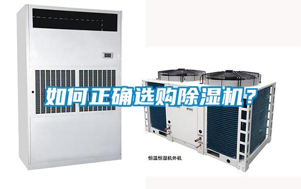 如何正確選購除濕機？
