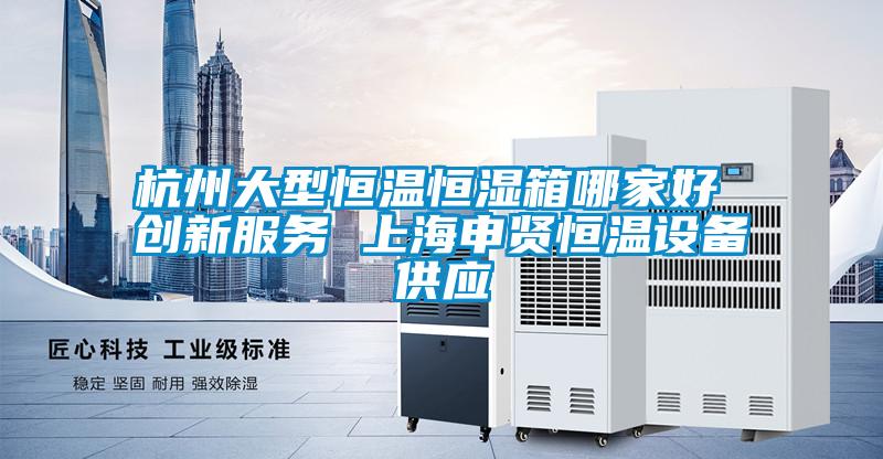 杭州大型恒溫恒濕箱哪家好 創(chuàng  )新服務(wù) 上海申賢恒溫設備供應