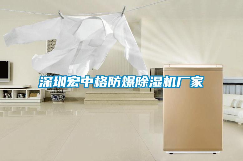 深圳宏中格防爆除濕機廠(chǎng)家