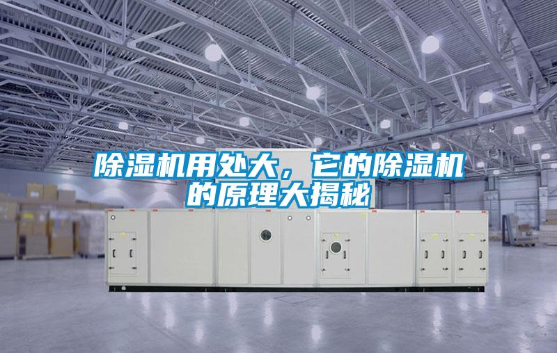 除濕機用處大，它的除濕機的原理大揭秘