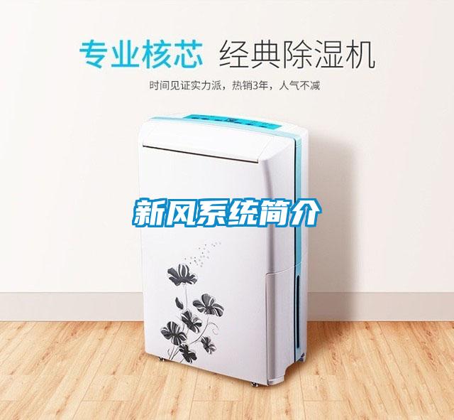 新風(fēng)系統簡(jiǎn)介