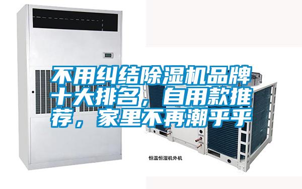 不用糾結除濕機品牌十大排名，自用款推薦，家里不再潮乎乎
